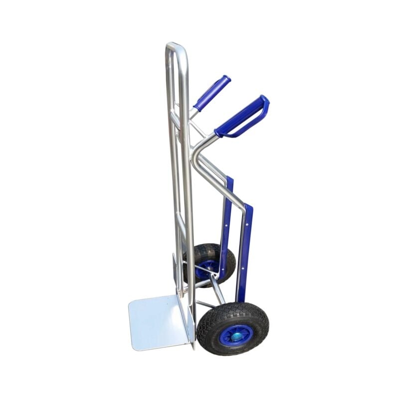 foto del prodotto carrello alluminio bravetta traporto max 150kg portapacchi 2 ruote trasloco
