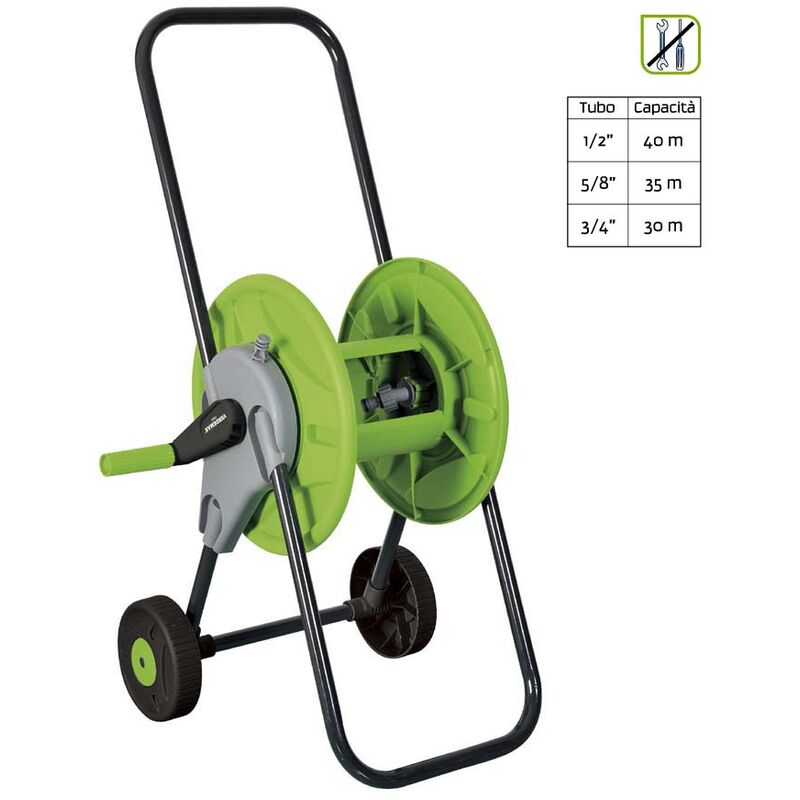 foto del prodotto carrello avvolgitubo capacit 40m verdemax