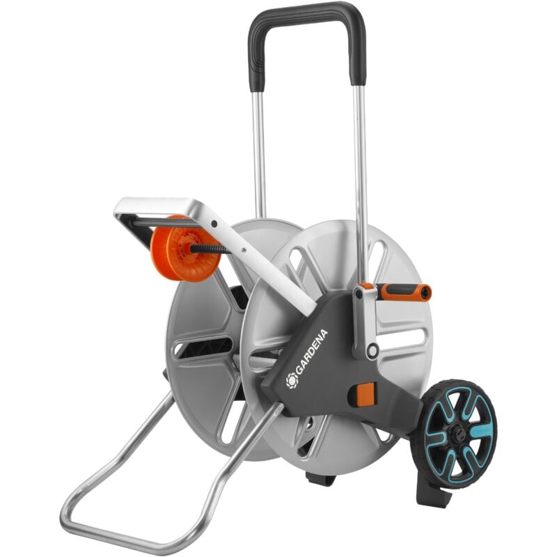 foto del prodotto carrello avvolgitubo in metallo, per max 100 m di tubo, con guidatubo cleverroll l easy 18550 20 gardena