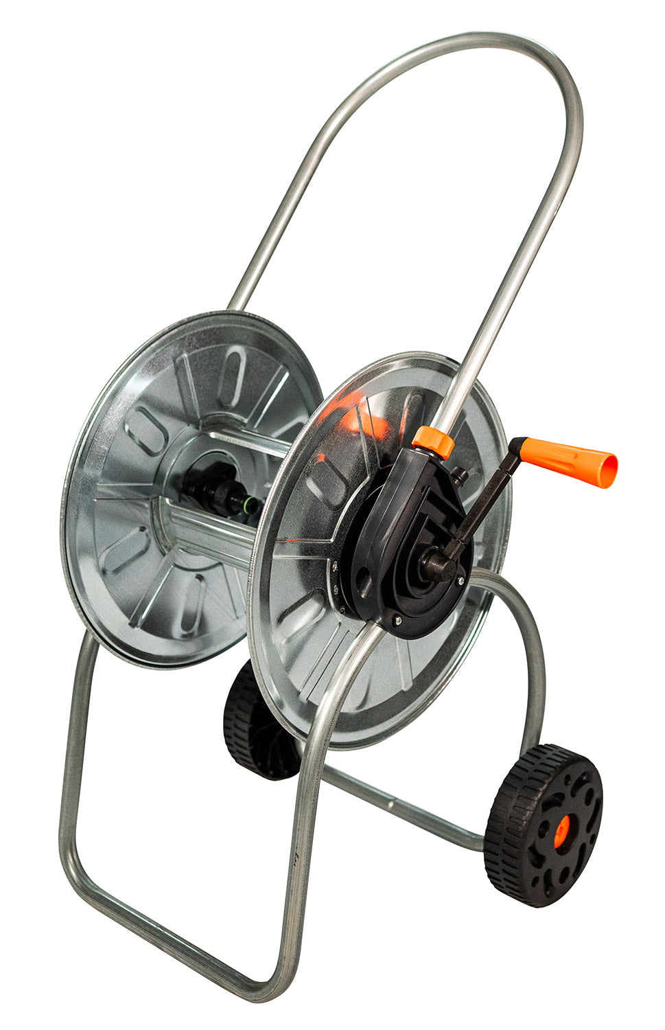 foto del prodotto carrello avvolgitubo manuale 50 mt in acciaio zincato 306it agrati