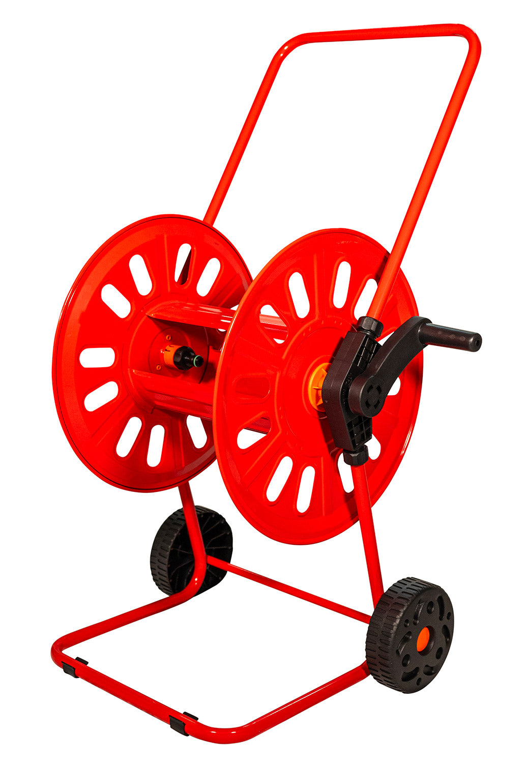 foto del prodotto carrello avvolgitubo manuale 80 mt in acciaio verniciato 311it agrati