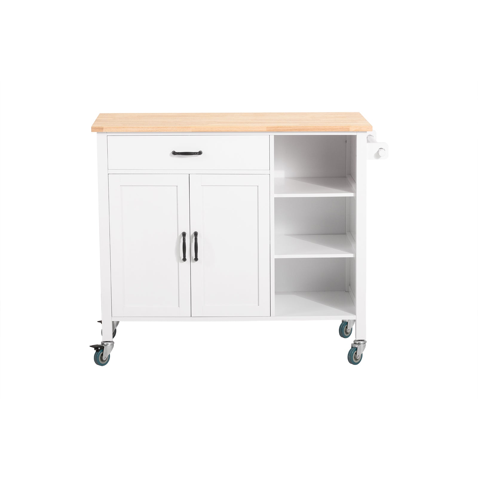 foto del prodotto carrello cucina credenza cucina mobile cucina bianco con route credenza soggiorno fkw103 wn