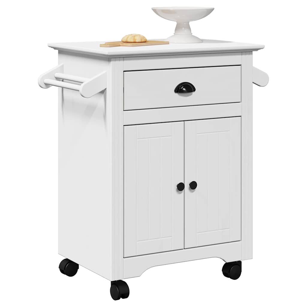 foto del prodotto carrello da cucina bodo bianco 72x45x80 cm