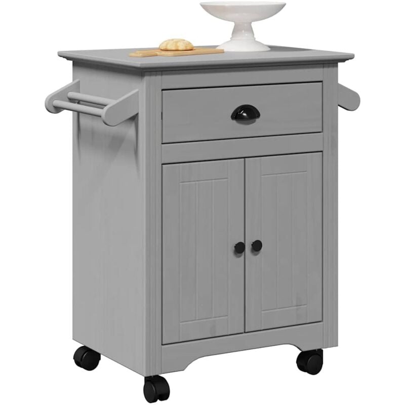foto del prodotto carrello da cucina bodo grigio 72x45x80 cm vidaxl