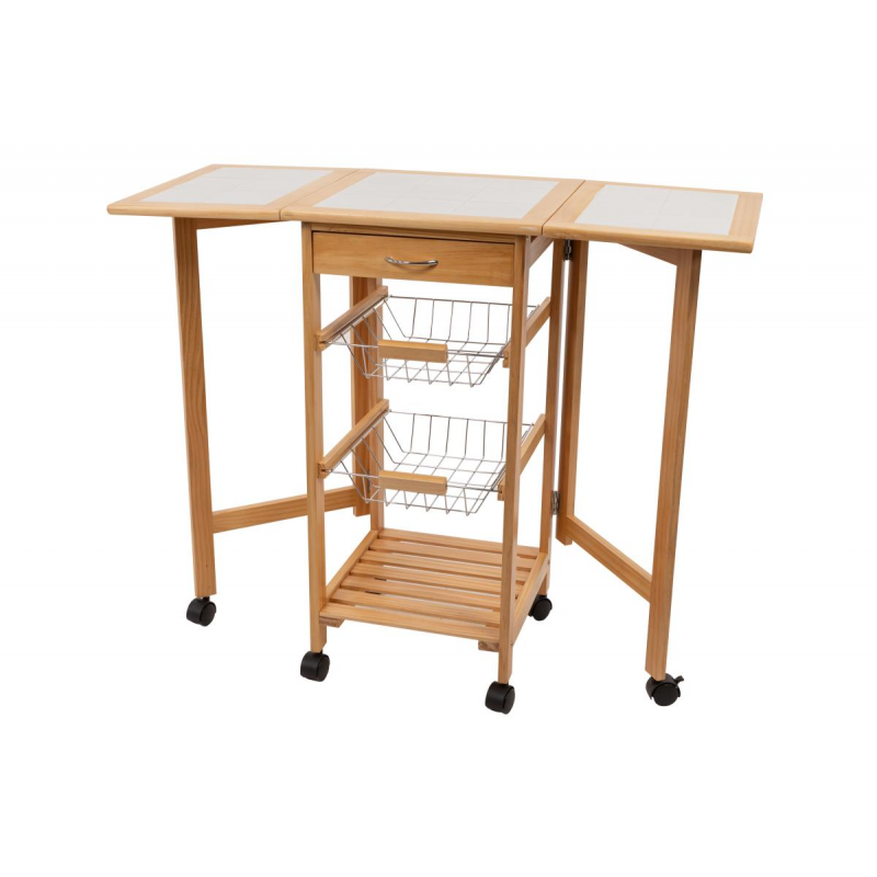 foto del prodotto carrello da cucina butterfly 37x91x76cm casacollection