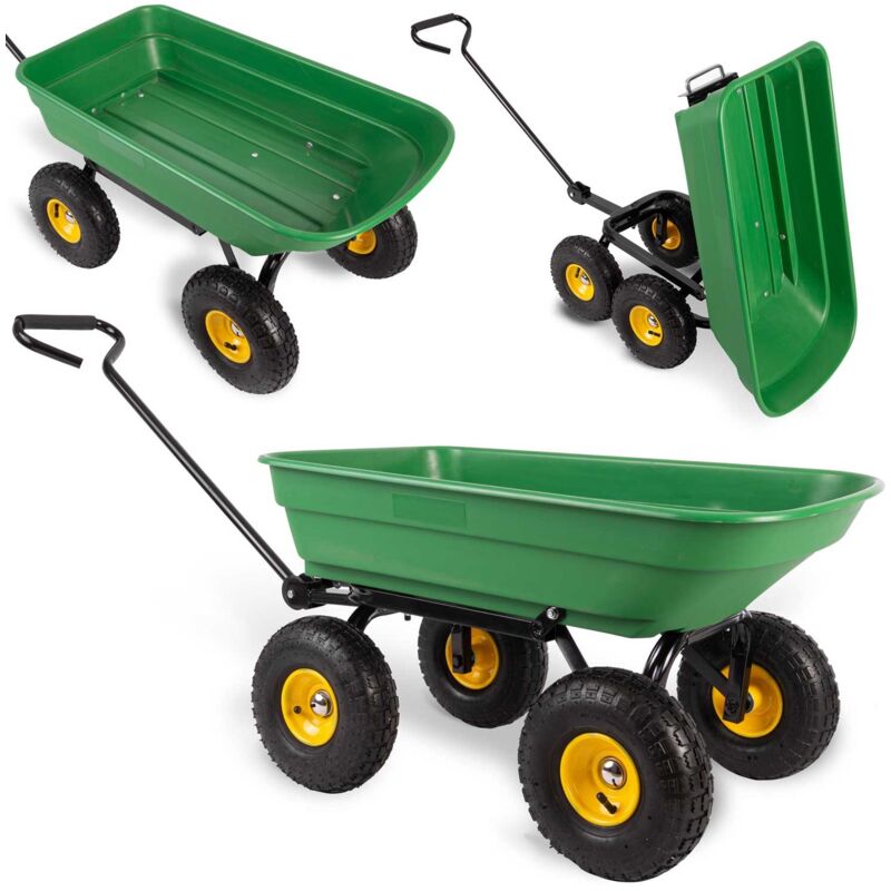 foto del prodotto carrello da giardino ribaltabile 52l humberg 4870