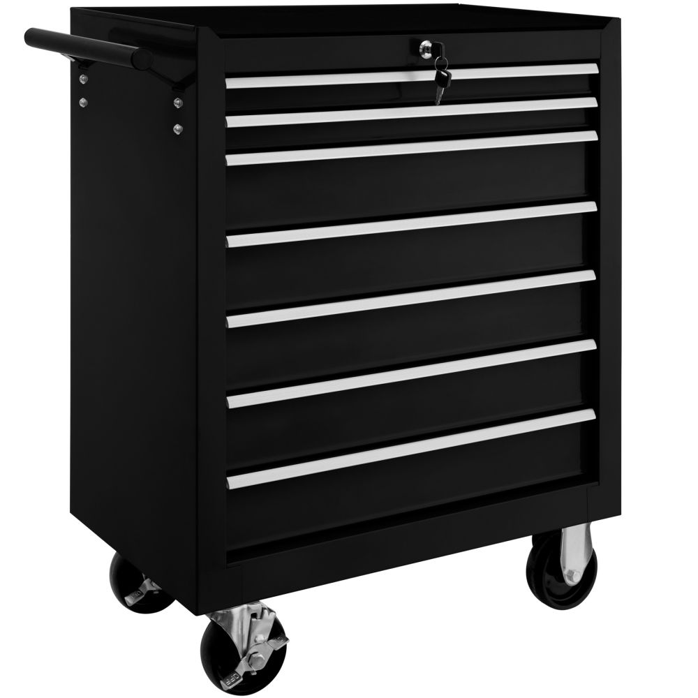 foto del prodotto carrello da officina 7 cassetti nero 3408114