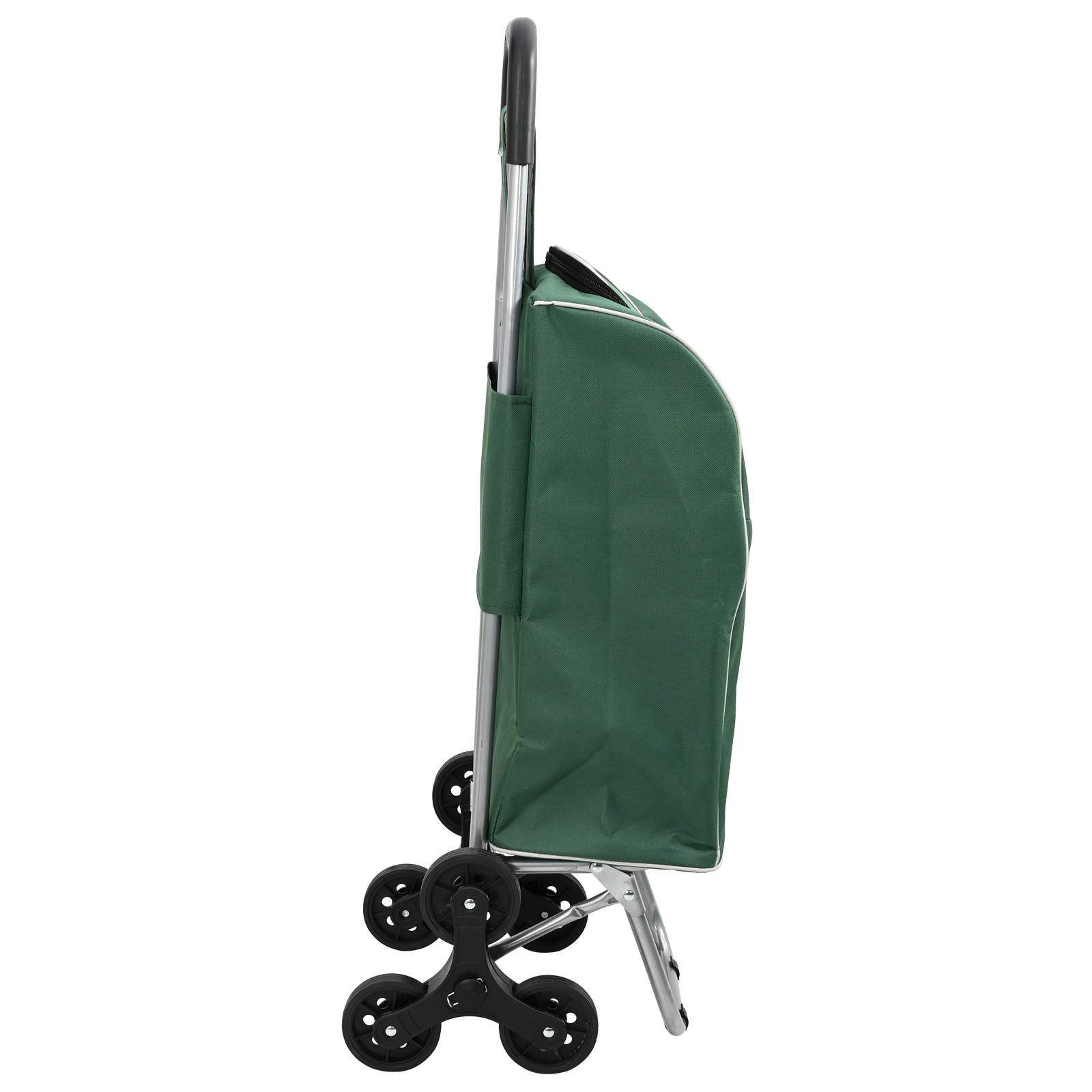 foto del prodotto carrello della spesa verde 39.5 x 36 x 92.5 cm tessuto oxford vidaxl