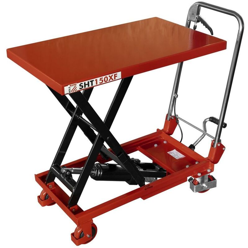 foto del prodotto carrello elevatore regolabile a pantografo sht150xf holzmann