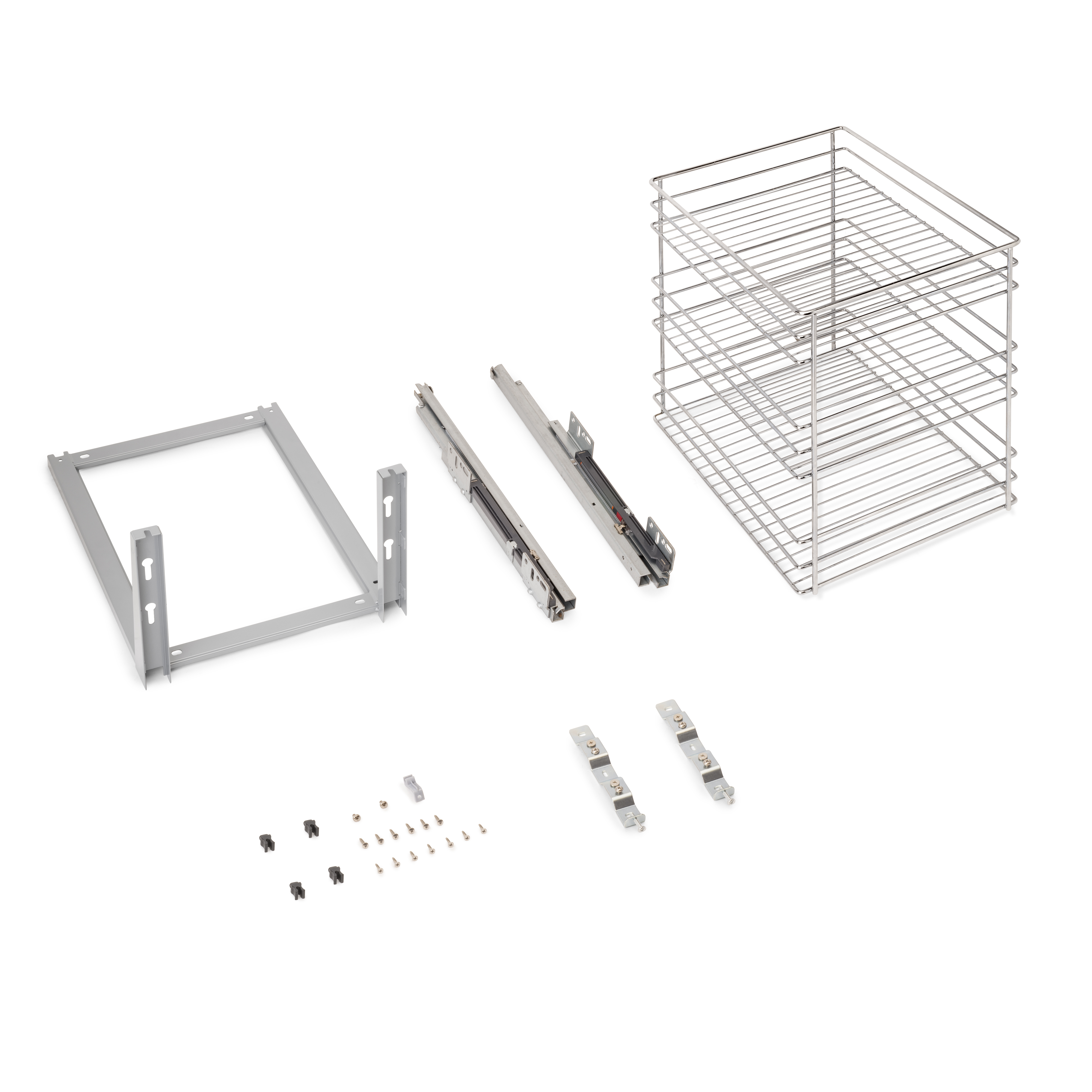 foto del prodotto carrello estraibile supra con fissaggio inferiore con chiusura soft