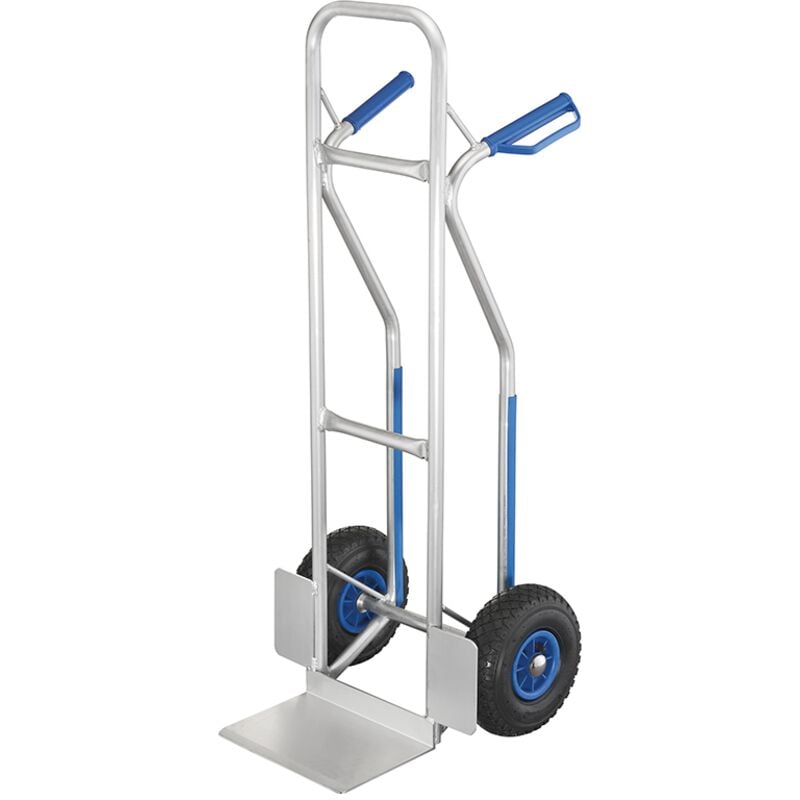 foto del prodotto carrello gommato in alluminio portata 200 kg
