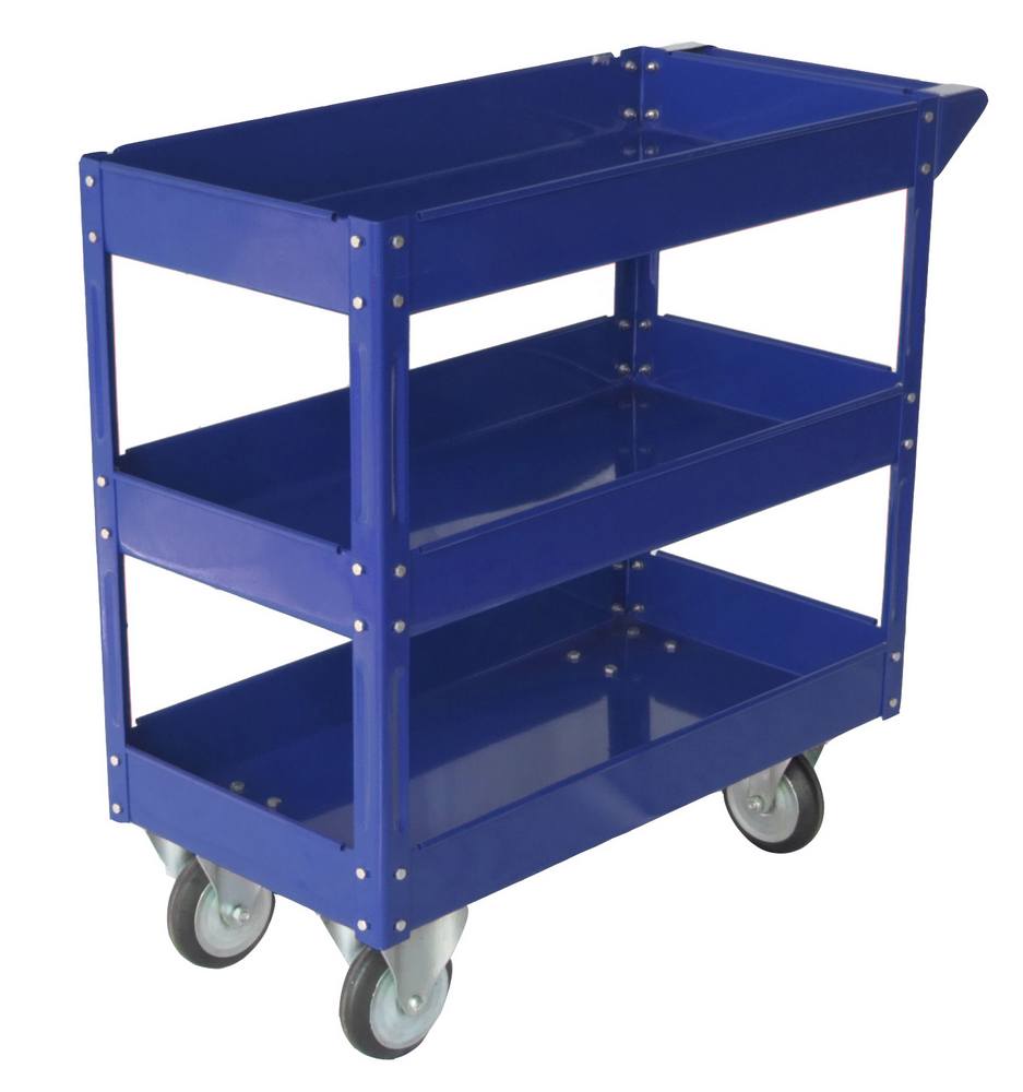 foto del prodotto carrello in acciaio 3 ripiani