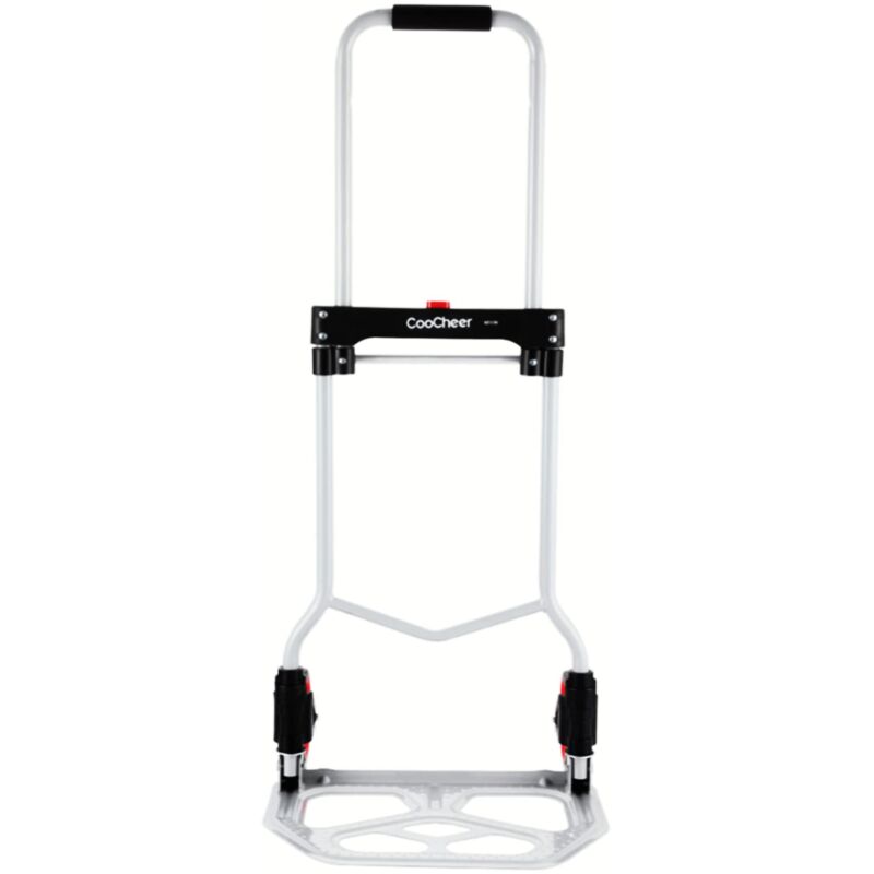 foto del prodotto carrello in alluminio, carrello pieghevole per il trasporto, pieghevole, ideale per l industria e la casa, portata massima 120 kg