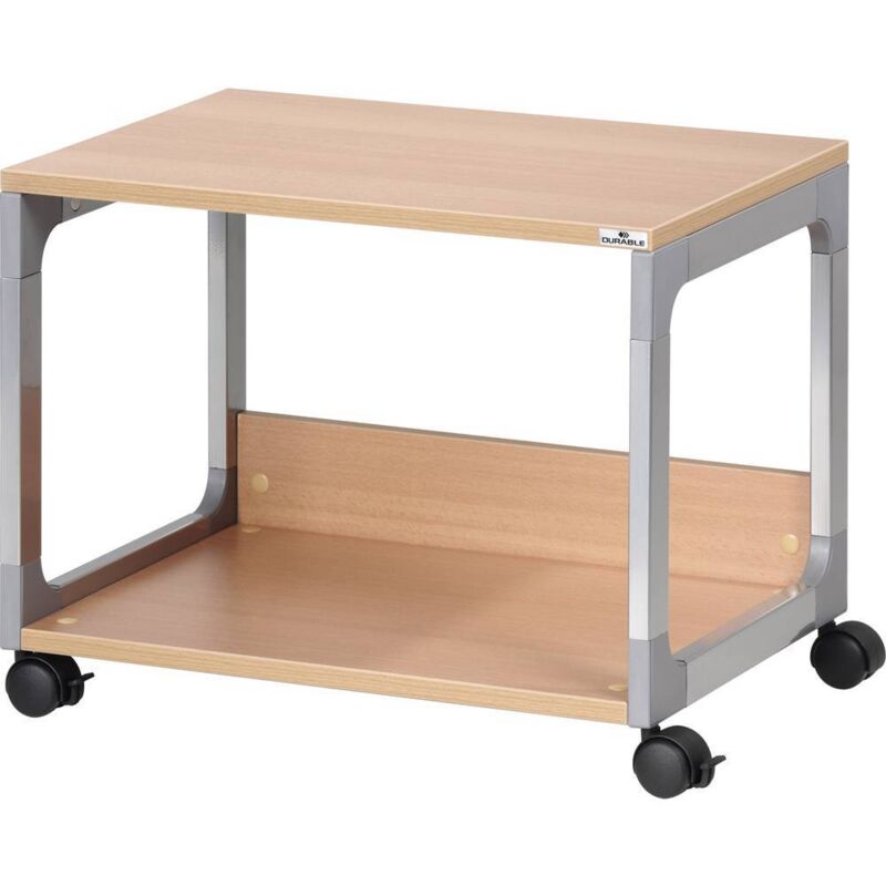 foto del prodotto carrello multifunzione argento metallizzato, faggio l x a x p 600 x 477 x 432 mm 3710124 1 pz. durable