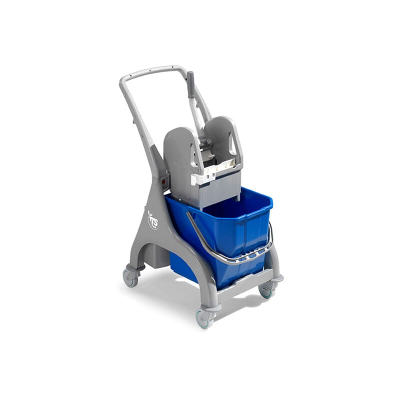 foto del prodotto carrello nick grigio da 15 lt. con manico a u