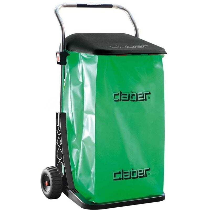 foto del prodotto carrello pattumiera con coperchio anti odori e ruote per immondizia