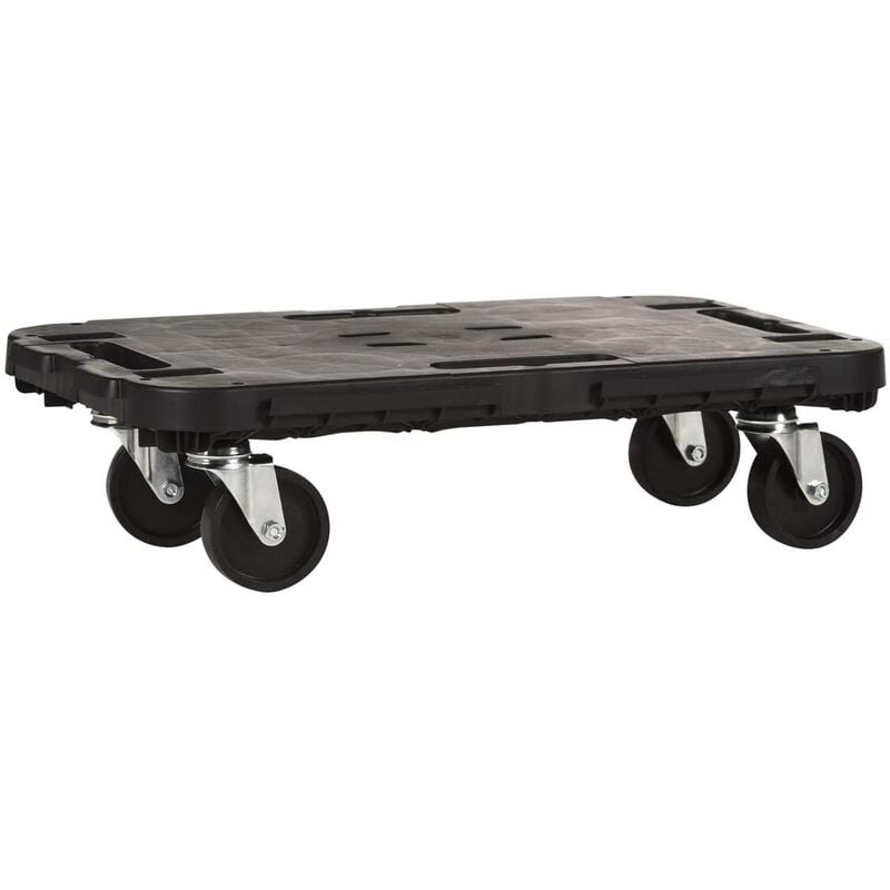 foto del prodotto carrello pianale sottovaso sposta tutto rettangolare con ruote portata max 300 kg