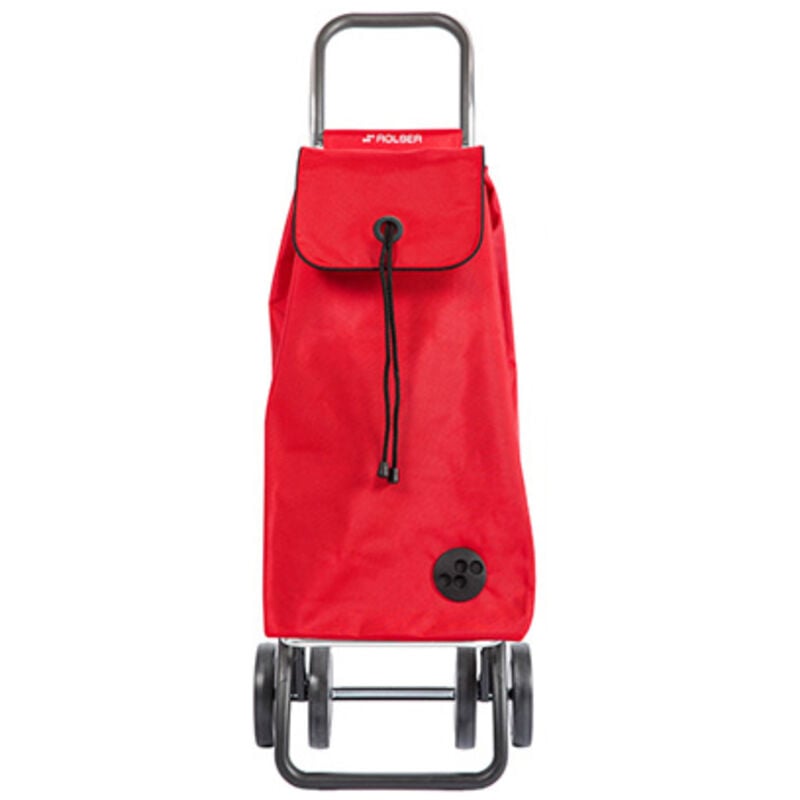 foto del prodotto carrello pieghevole per la spesa imax logic 2 2 4r mf rosso imx305 rolser