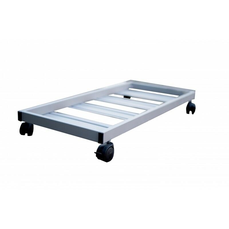 foto del prodotto carrello porta piante tradizionale rettangolare cm 100x40 alluminio tecnokit