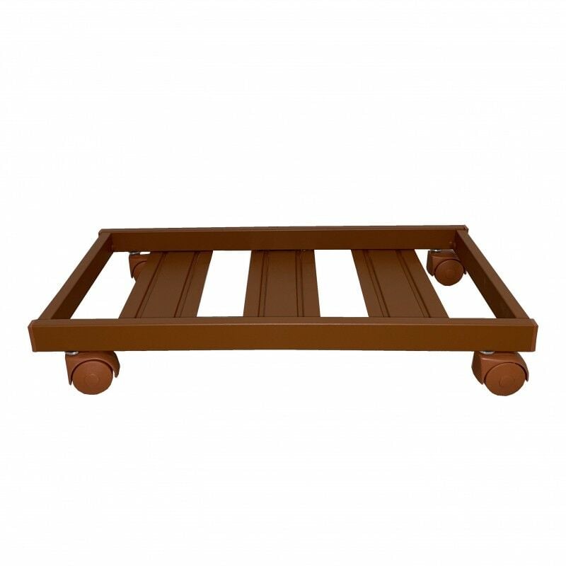 foto del prodotto carrello porta piante tradizionale rettangolare cm 100x40 cotto tecnokit