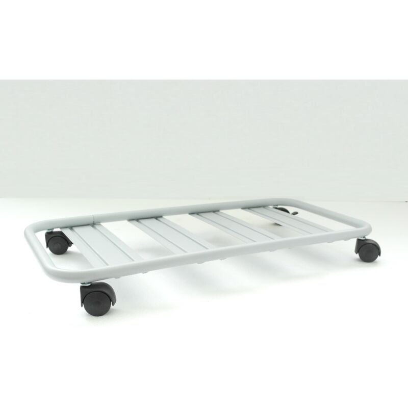 foto del prodotto carrello porta piante tradizionale rettangolare cm 80x35 alluminio tecnokit
