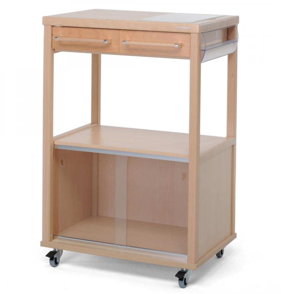 foto del prodotto carrello porta vivande foppapedretti 339506 benchef noce