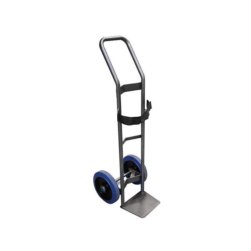 foto del prodotto carrello portabottiglie multiuso ruote in gomma blu non macchiate 250 mm sac15 rsb