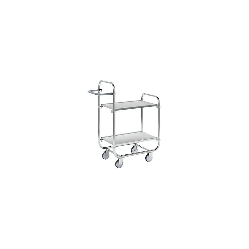 foto del prodotto carrello portamateriale km8000 2 ripiani 4 rotelle kongamek