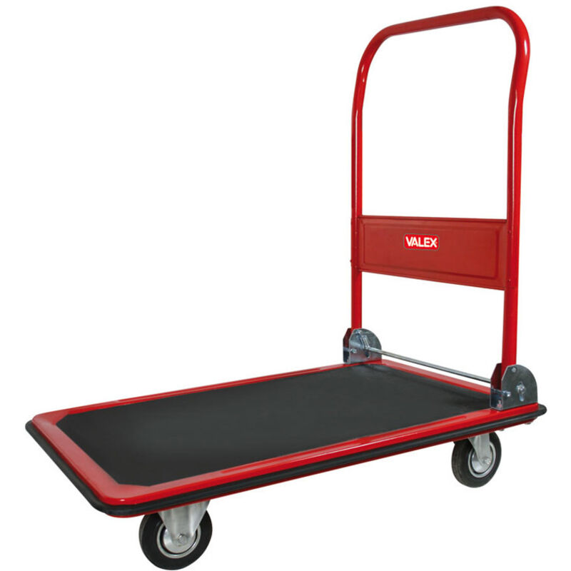 foto del prodotto carrello portapacchi 300 kg valex carrellino porta scatoli pieghevole 1500133