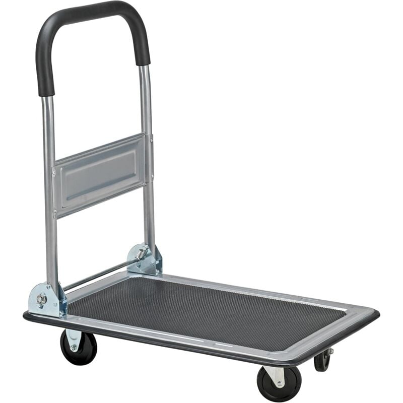 foto del prodotto carrello portapacchi piano con piano di carico antiscivolo portata massima 150 kg