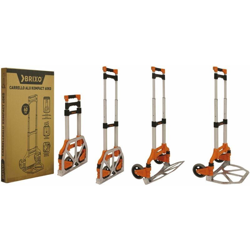 foto del prodotto carrello portapacchi pieghevole brixo kompact 60 kg