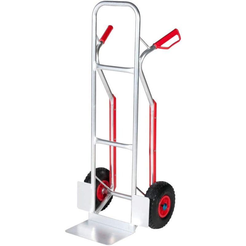 foto del prodotto carrello portapacchi porta pacchi trasporto 150kg 2 ruote alluminio verdelook