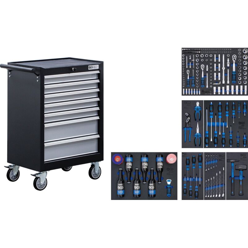 foto del prodotto carrello portautensili 7 cassetti con 227 utensili
