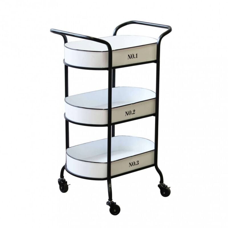 foto del prodotto carrello portavivande industrial in acciaio cm 46x28x82 mime