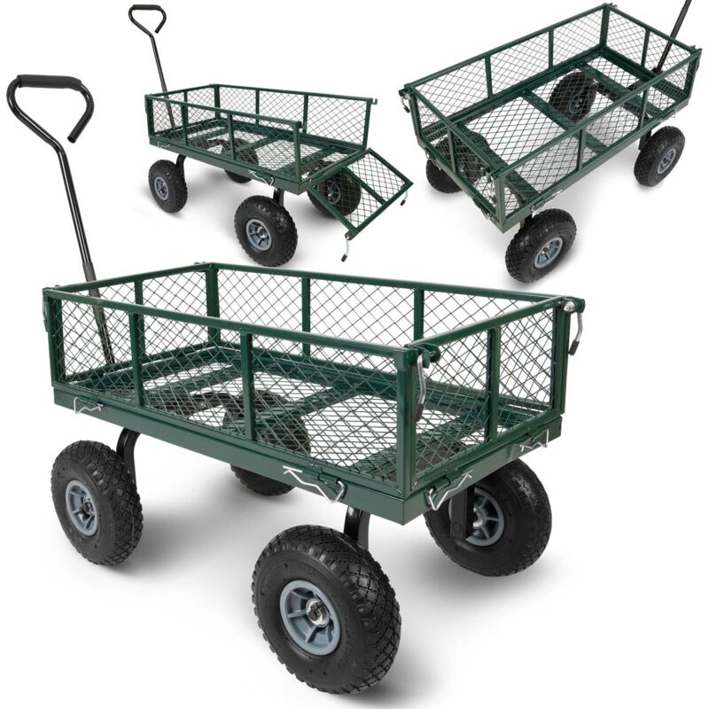 foto del prodotto carrello ribaltabile da giardino 100l humberg hm 509