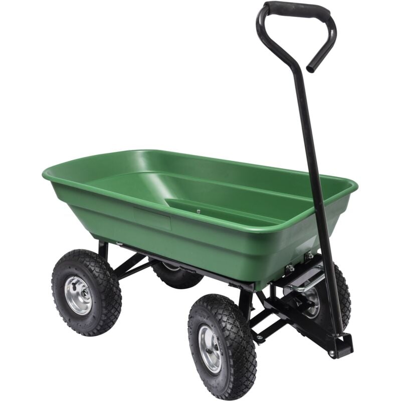 foto del prodotto carrello rimorchio da giardino 52 litri werka pro