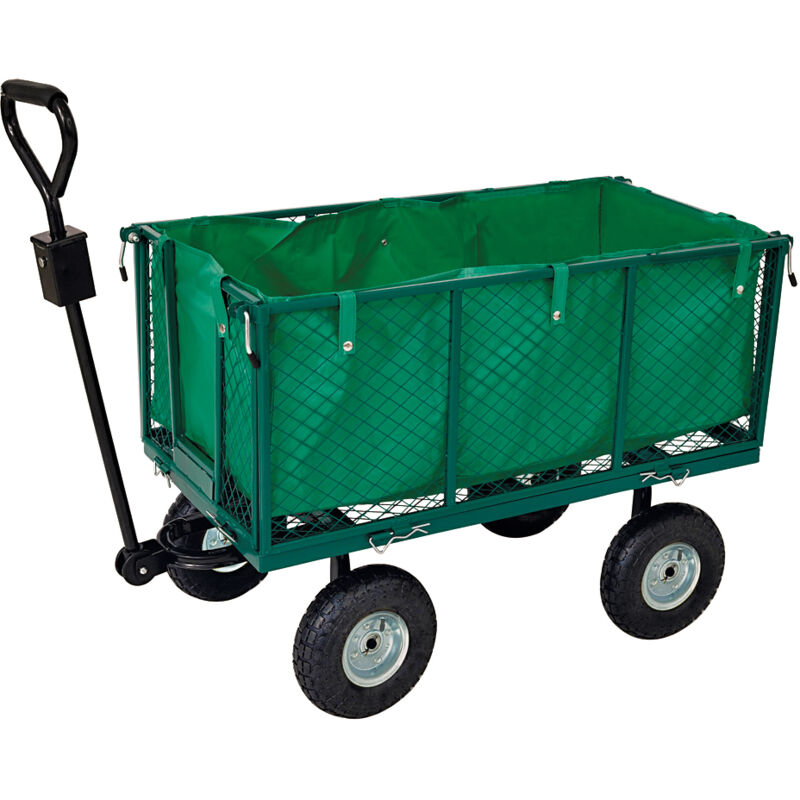 foto del prodotto carrello rimorchio da giardino grigliato werka pro