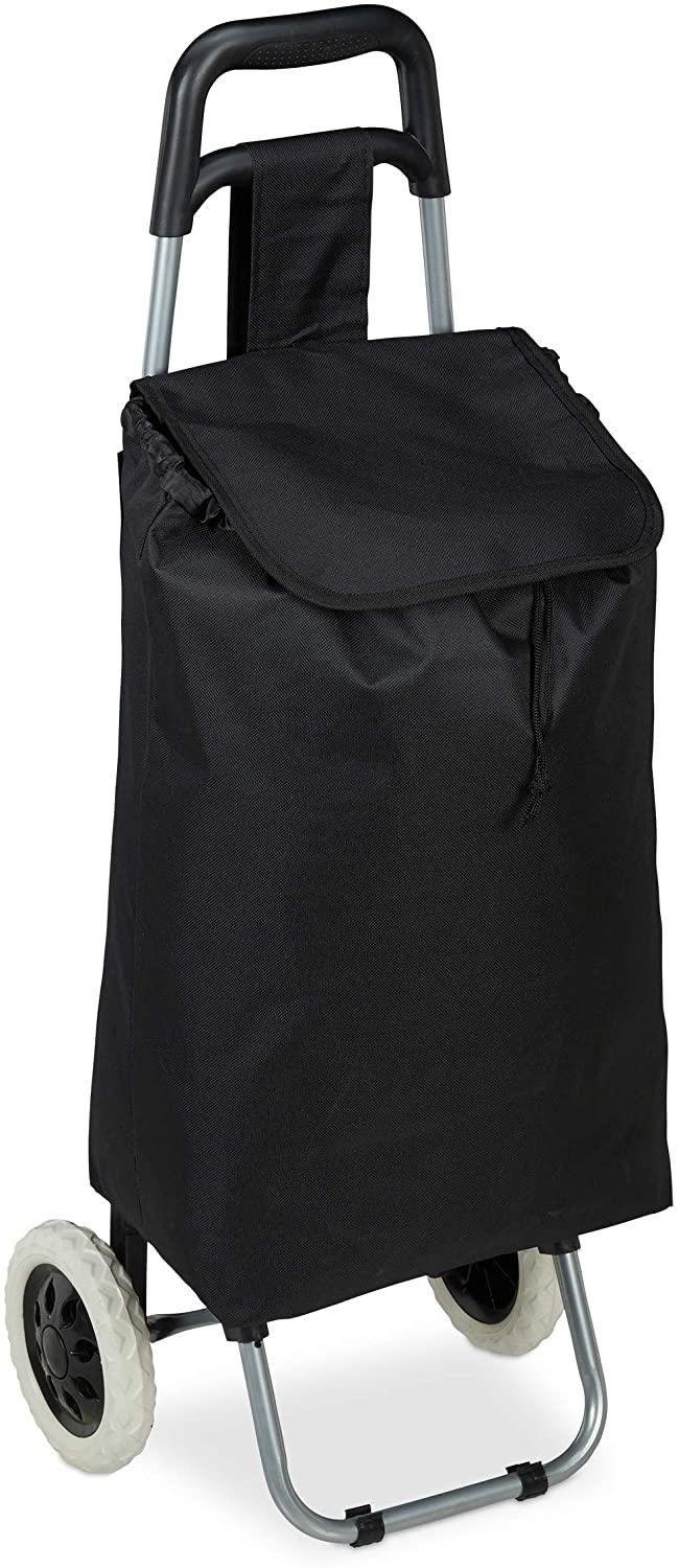 foto del prodotto carrello spesa pieghevole borsa estraibile carrello spesa 28 litri ruote nere 13 0000707 3