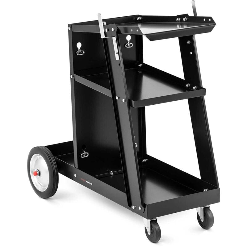 foto del prodotto carrello stazione saldatura 3 ripiani 80 kg nero 140006838
