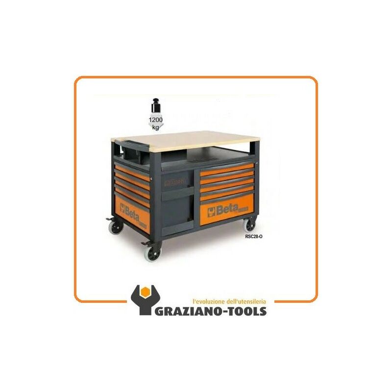 foto del prodotto carrello supertank 10 cassetto rsc28 beta rsc28 o orange