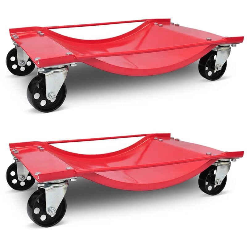 foto del prodotto carrello trasporto auto set 2 pz vidaxl 555977