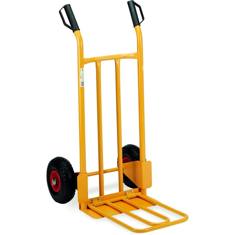 foto del prodotto carrello trasporto grandi volumi ruote pneumatiche portata max. kg 300