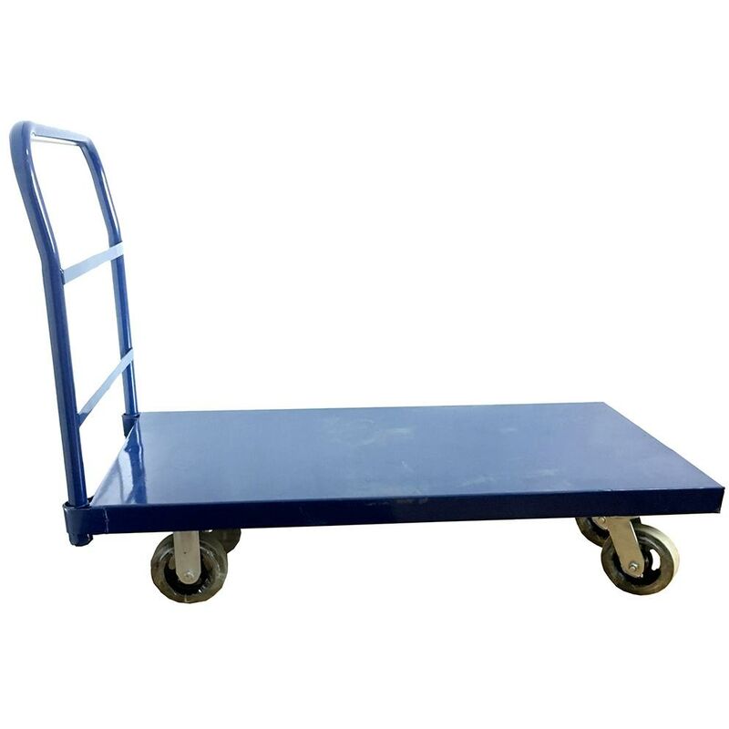 foto del prodotto carrello trasporto piatto max 500kg in acciaio ranieri sturdy blu