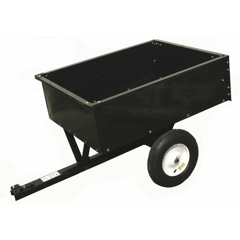 foto del prodotto carrello trattorino rasaerba 122x85x37 cm ribaltabile sponda estraibile 551562