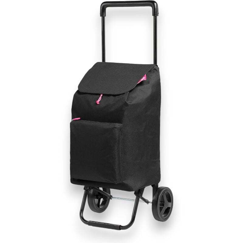 foto del prodotto carrello trolley portaspesa 42 lt leggero con struttura in acciaio e sacca impermeabile con doppia tasca zip gimi argo