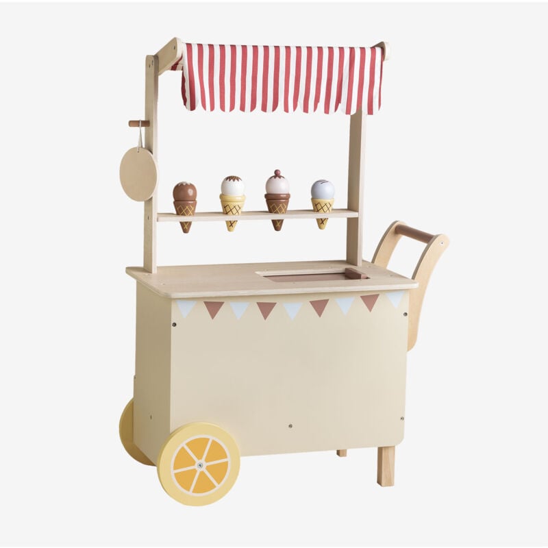 foto del prodotto carretto dei gelati in legno dijonay kids sklum