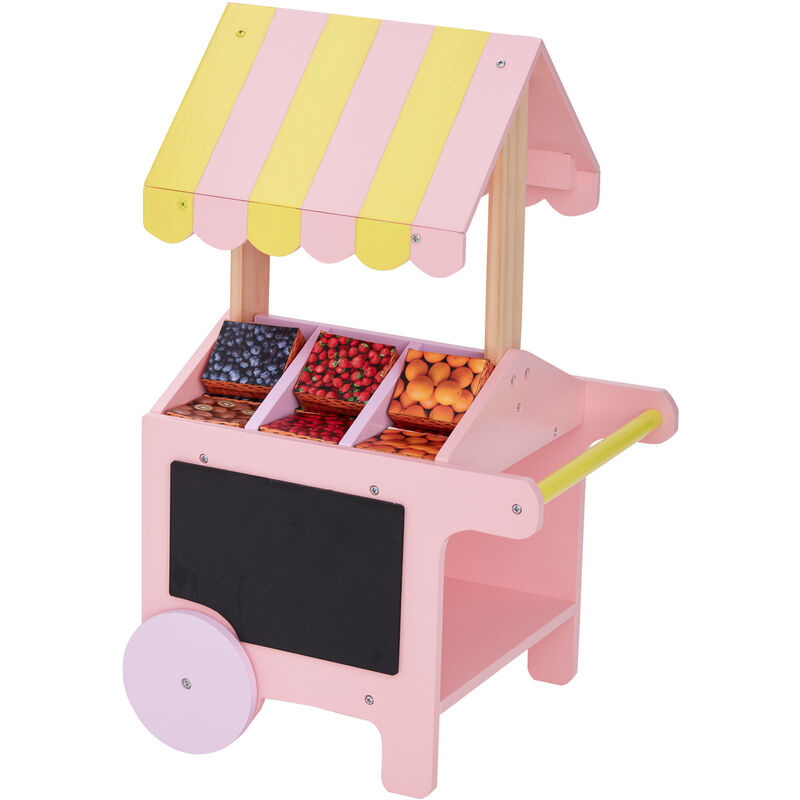foto del prodotto carretto pasticceria in legno per bambole da 40 cm olivias world td 12879a