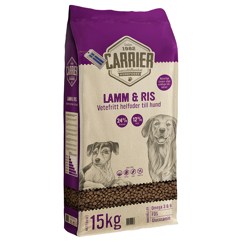 foto del prodotto carrier agnello e riso 15 kg