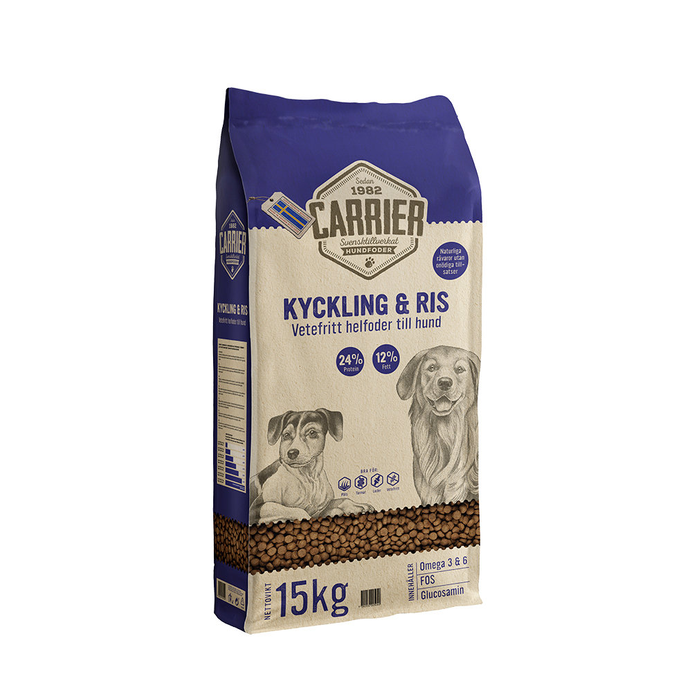 foto del prodotto carrier pollo &amp; riso - 15 kg