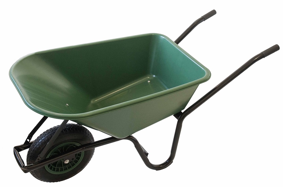 foto del prodotto carriola fondo plastica smontata lt.85 completa